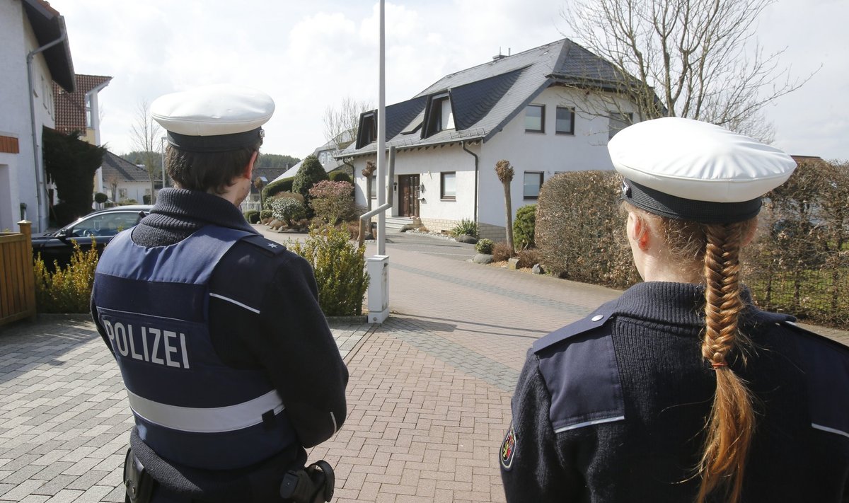 Politsei on võtnud oma valve alla Lubitzite kodu Montabauris