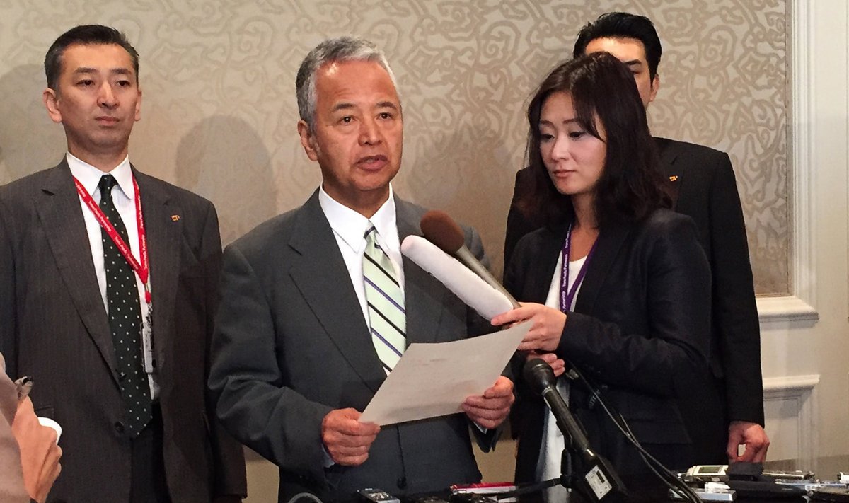 Jaapani majandusminister Akira Amari Atlantas TPP kõnelustel