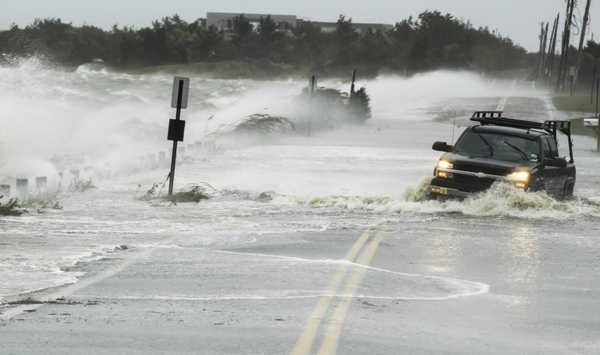 Orkaan Sandy New Yorgi osariigis.