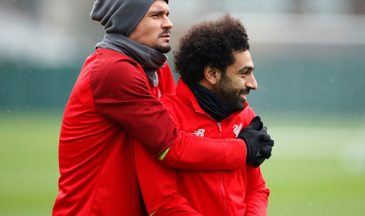 Dejan Lovren ja Mohamed Salah