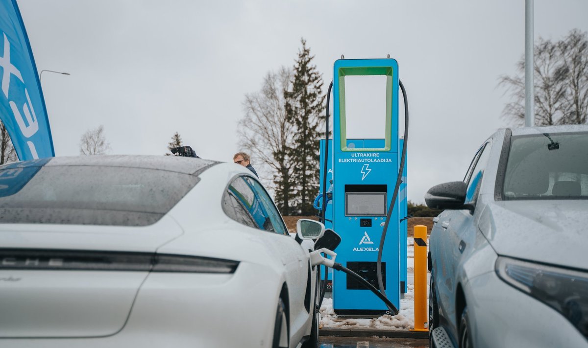 Elektriautode laadimispunkt