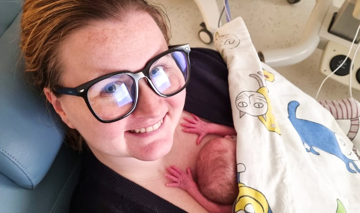 26. rasedusnädalal sündinud Liam Andreas kuu pärast sündi.