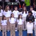 VIDEO: Koolitulistamise üle elanud Sandy Hooki lapsed laulsid Super Bowlil miljonitele televaatajatele