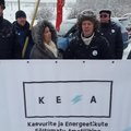 Лидеры профсоюза шахтеров и энергетиков приехали поддержать работников Раквереского мясокомбината