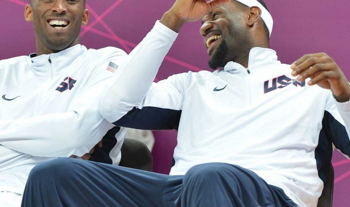 Suvel rõõmustasid Kobe Bryant ja LeBron James olümpiakulla üle, NBA-s tuleb hakata mängima teineteise vastu.