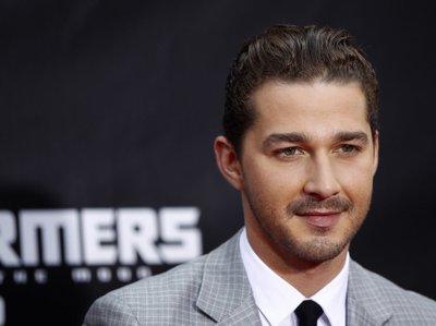 File photo shows cast member LaBeouf arriving for the premiere of "Transformers: Dark of The Moon" in Times Square in New York