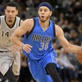 VIDEO: Curry noorem vend tassis Mavericksi üllatusvõiduni, Westbrooki kolmikduublist LeBroni vastu ei piisanud