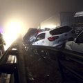 FOTOD: Sloveenias hukkus poolesaja auto ahelkokkupõrkes neli inimest