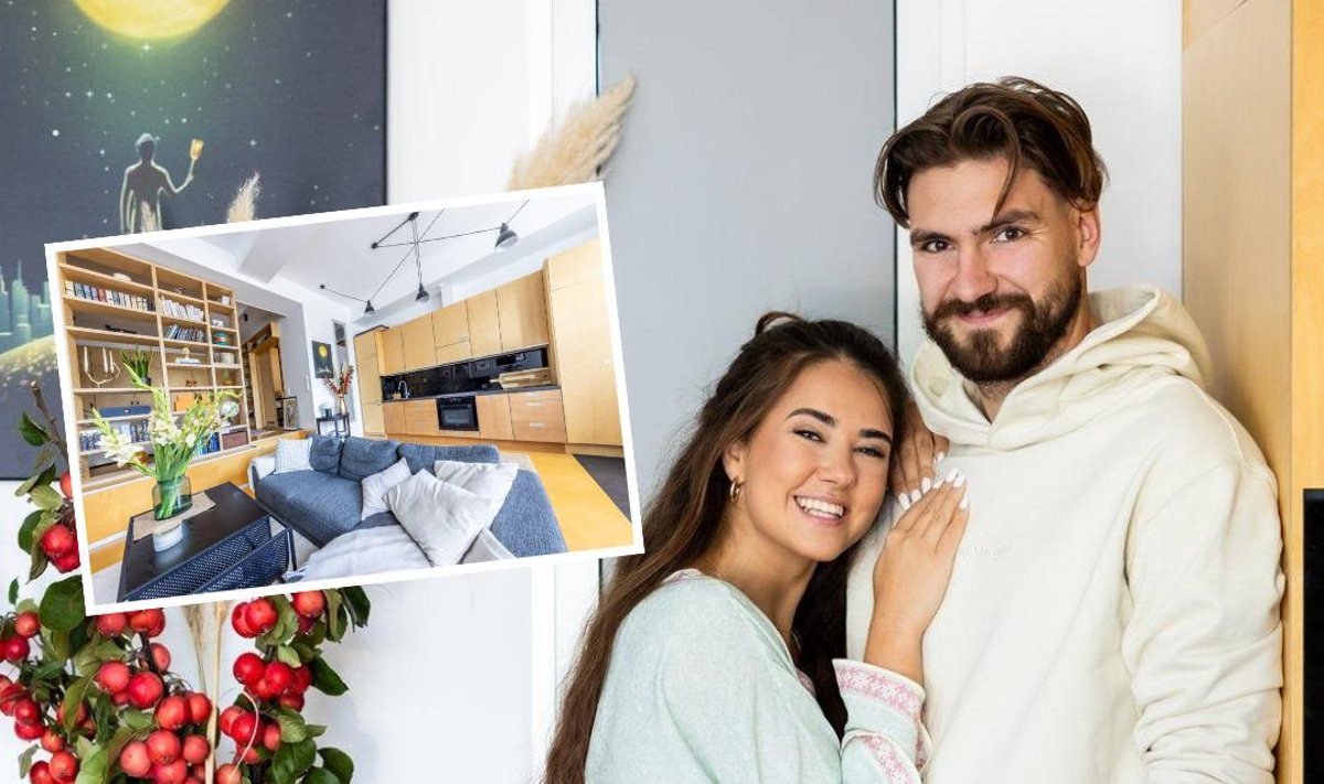 KODUTUNNE Maria tulekuga lisandusid korterisse lambid, vaasid, vaibad ja taimed. Hendrik on tulemusega väga rahul.