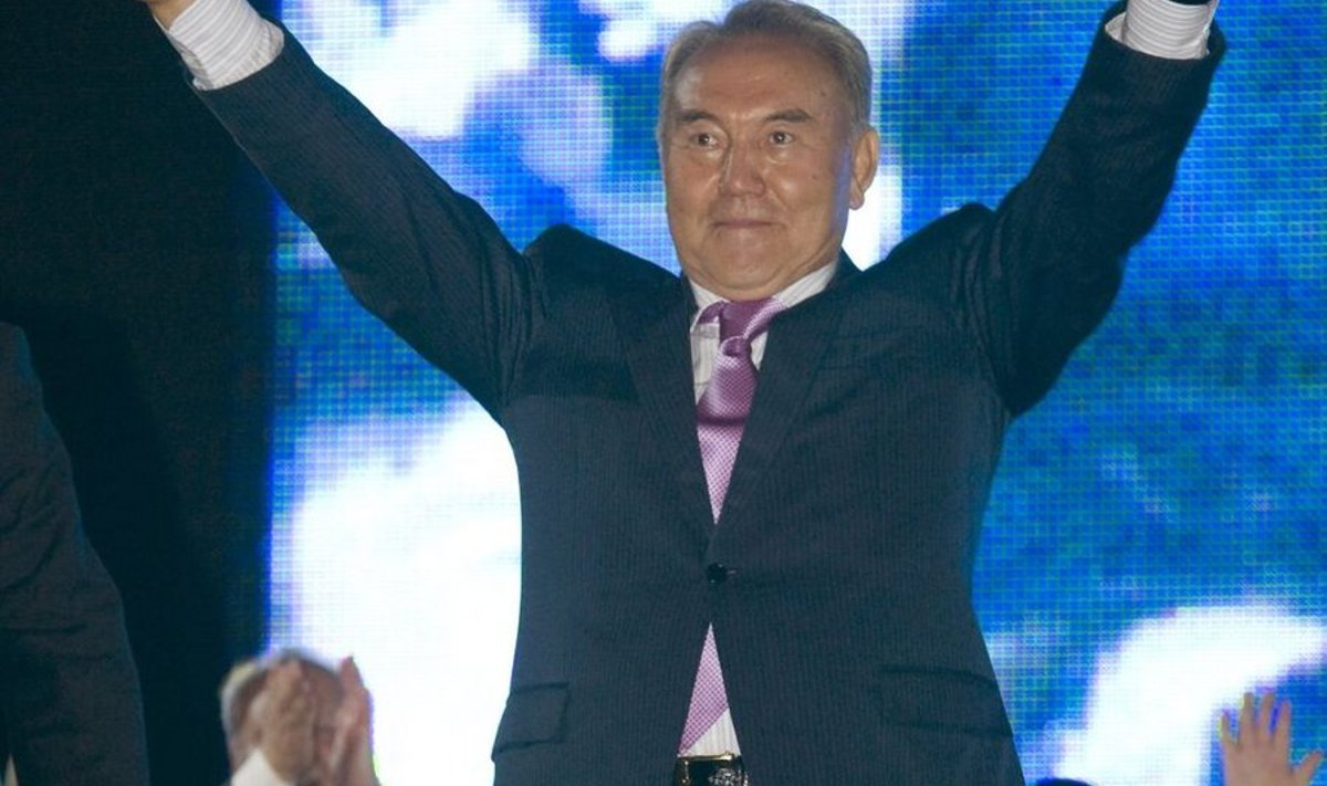 Augustis valimisvõidu saanud president Nursultan Nazarbajev. 