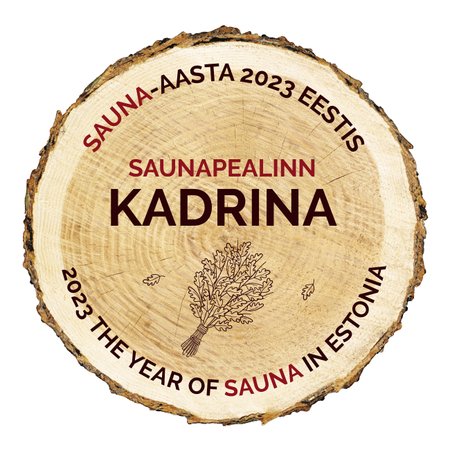 Kadrina kui saunapealinn a logo.