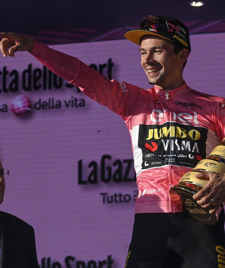 Primož Roglič võitis karjääris esimese Giro.