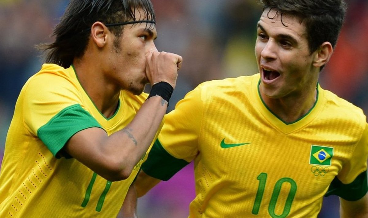 Neymar ja Oscar (Brasiilia)