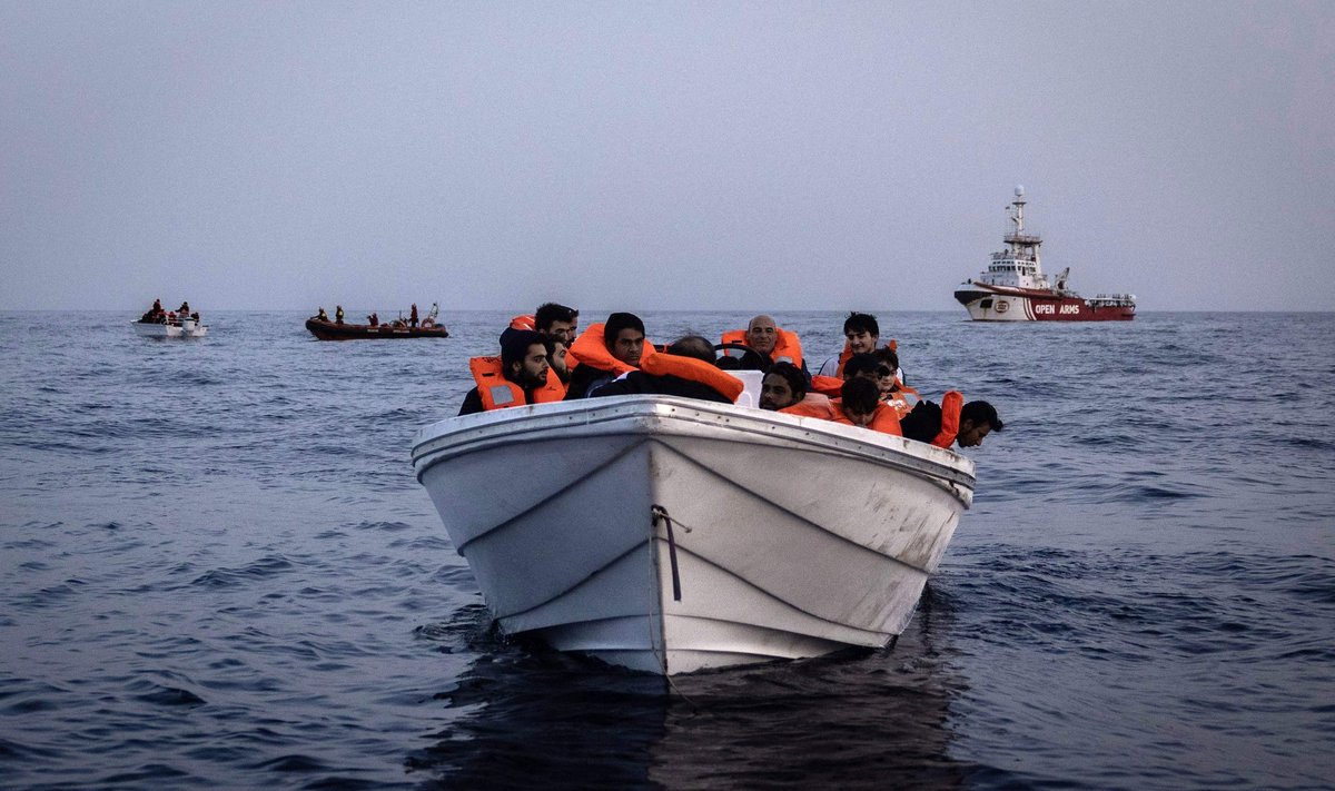 Süüriast ja Bangladeshist pärit sisserändajad Vahemerel, 18. jaanuar