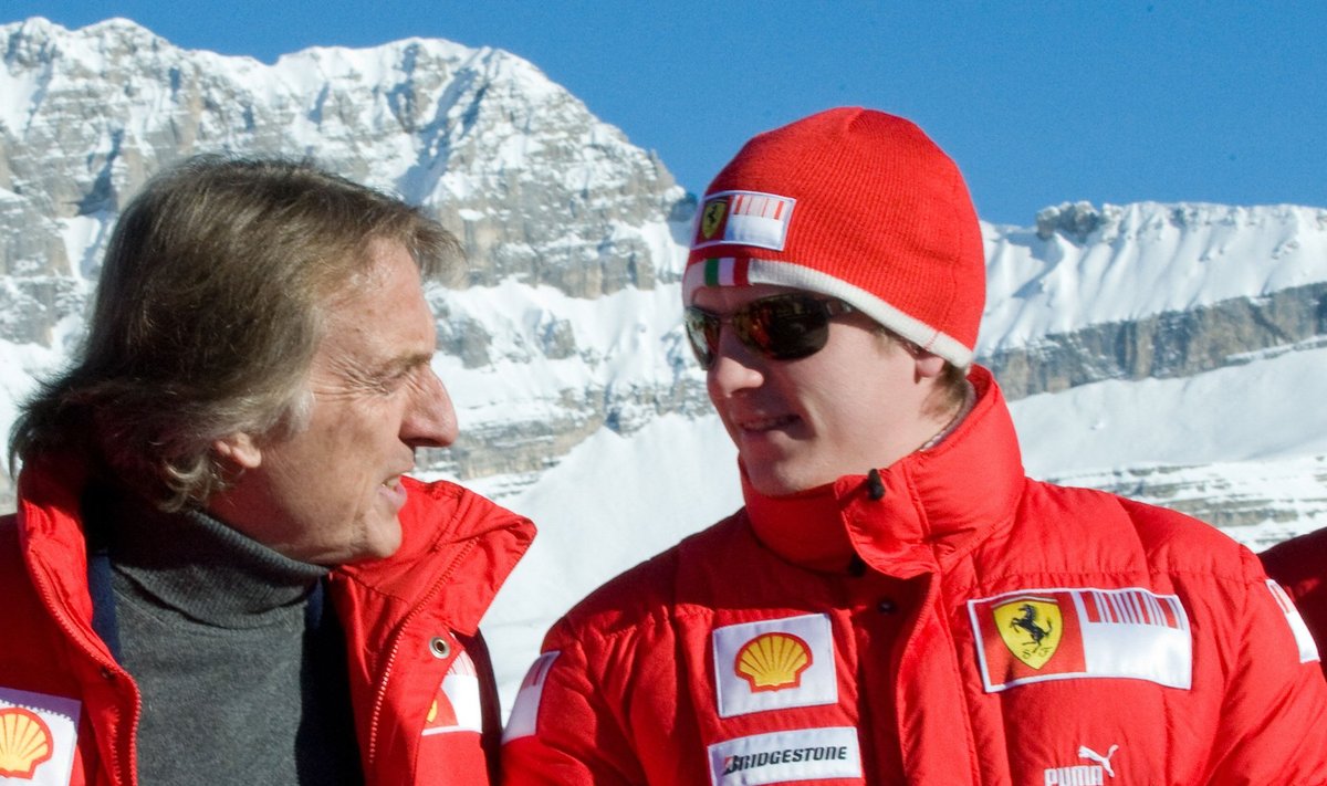 Luca di Montezemolo ja Kimi Räikkönen