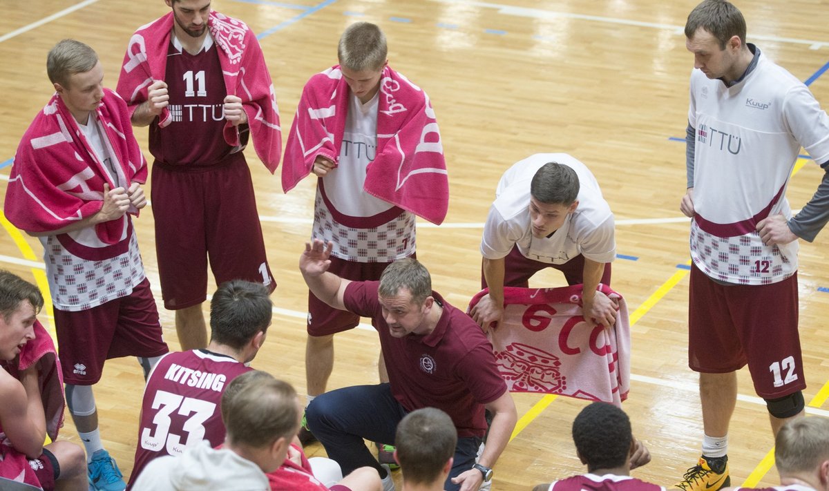 Alexela korvpalli meistriliiga kohtumine TTÜ - Tartu Rock