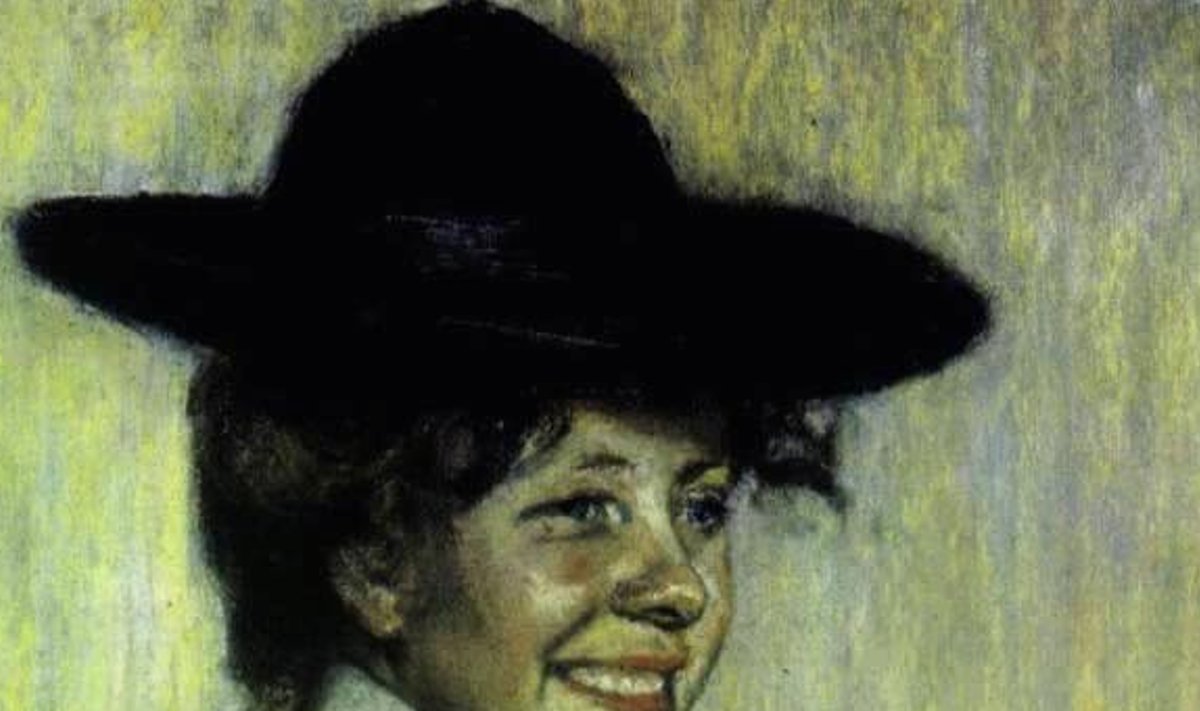 "Mutti. Marie Underi portree", 1904, pastell. 