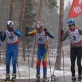 FOTOD: Jõulumäe Sügisrull toimus lumesajus!