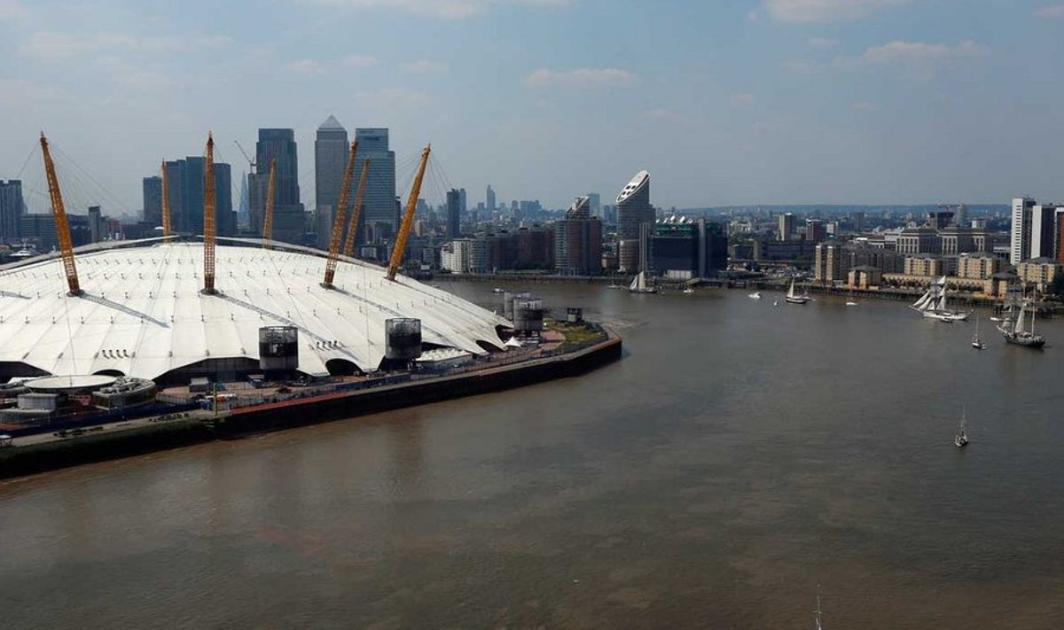 Londonis aastatuhande vahetuseks ehitatud ja 789 miljonit naela maksnud Millennium Dome’i peetakse „valge elevandi” musternäiteks. Hiljem ehitati see ümber ja kannab nüüd nime O2 Arena (olümpiamängudel North Greenwich Arena). (Foto: Reuters/Scanpix)