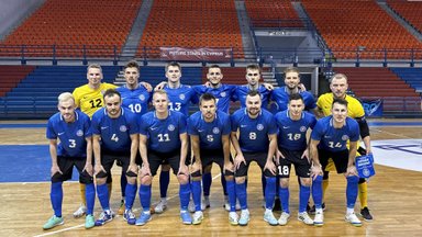 Eesti saaljalgpallikoondis kaotas viimase minuti väravast Andorrale