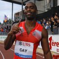 Tyson Gay teeb esimese stardi pärast võistluskeelu alt vabanemist Lausanne`is