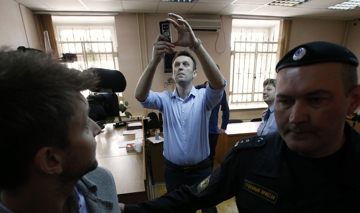 Aleksei Navalnõi on sotsiaalmeedias väga aktiivne.