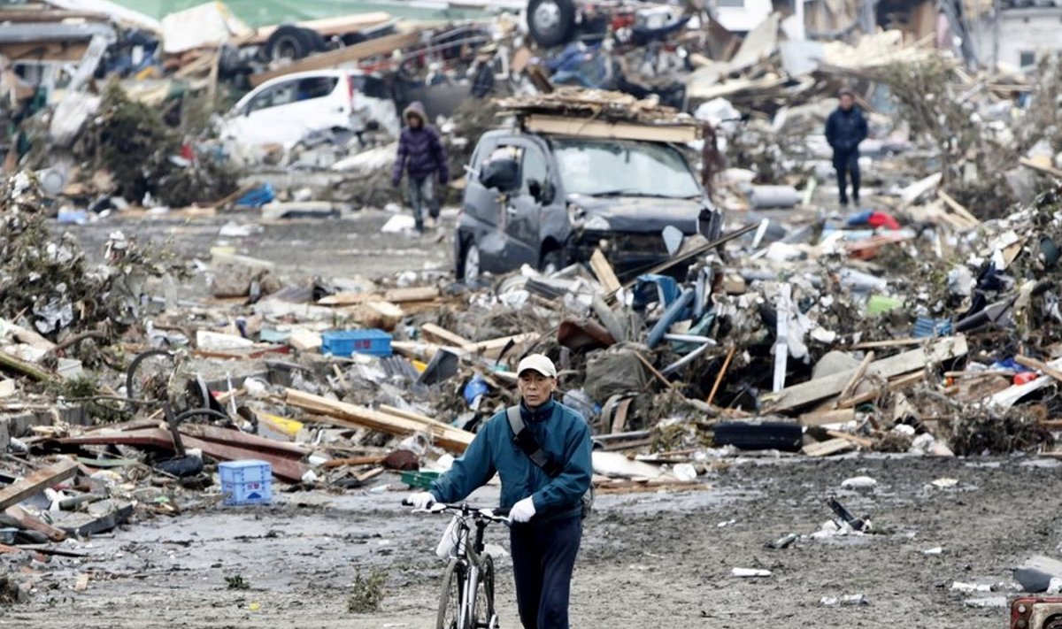 Sendai, Jaapan, pärast maavärinat ja tsunamit
