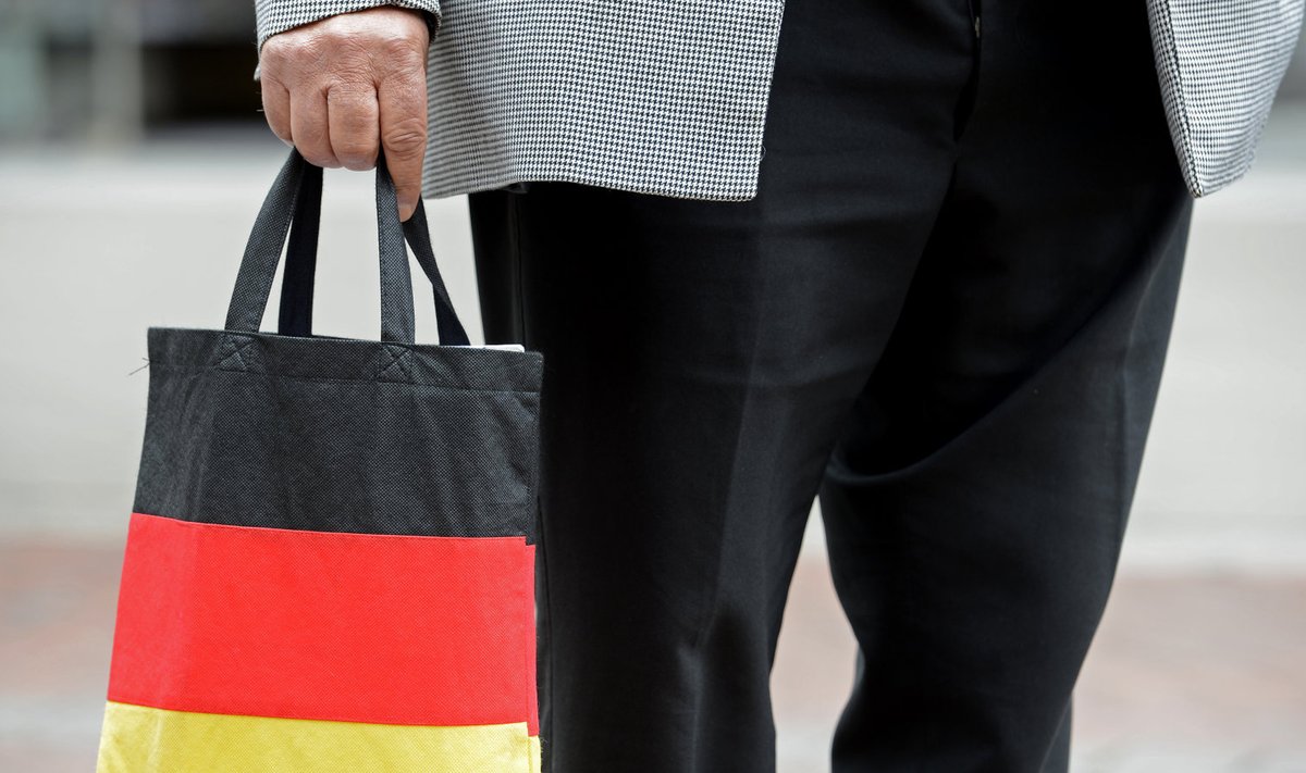 Saksamaa lipuvärvides kott