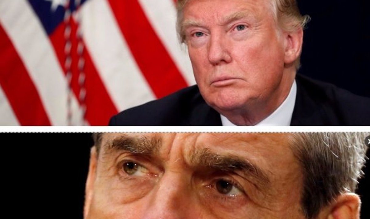Üleval Trump, all Mueller: kollaaž (Fotod: REUTERS)