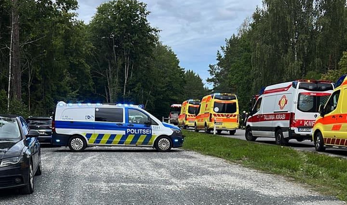Liiklusõnnetus Laulasmaal
