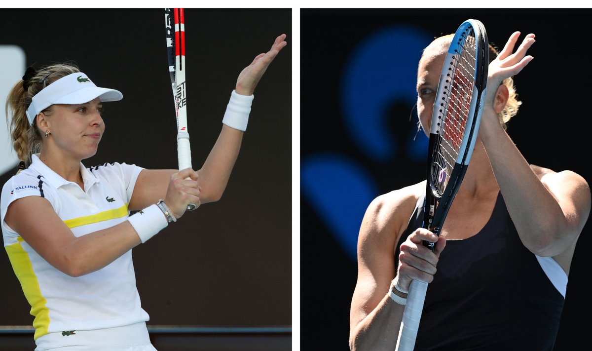 Anett Kontaveit ja Kaia Kanepi pääsesid mõlemad Australian Openil teise ringi.