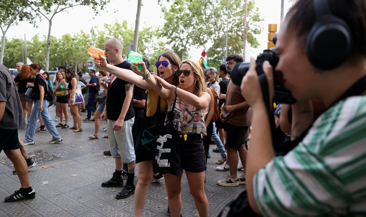 Protest Barcelonas