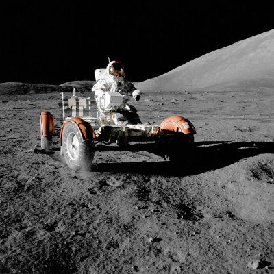 Seni viimane inimene Kuul - Apollo 17 missiooni juht Eugene Cernan detsembris 1972 meie kaaslase pinnal. 