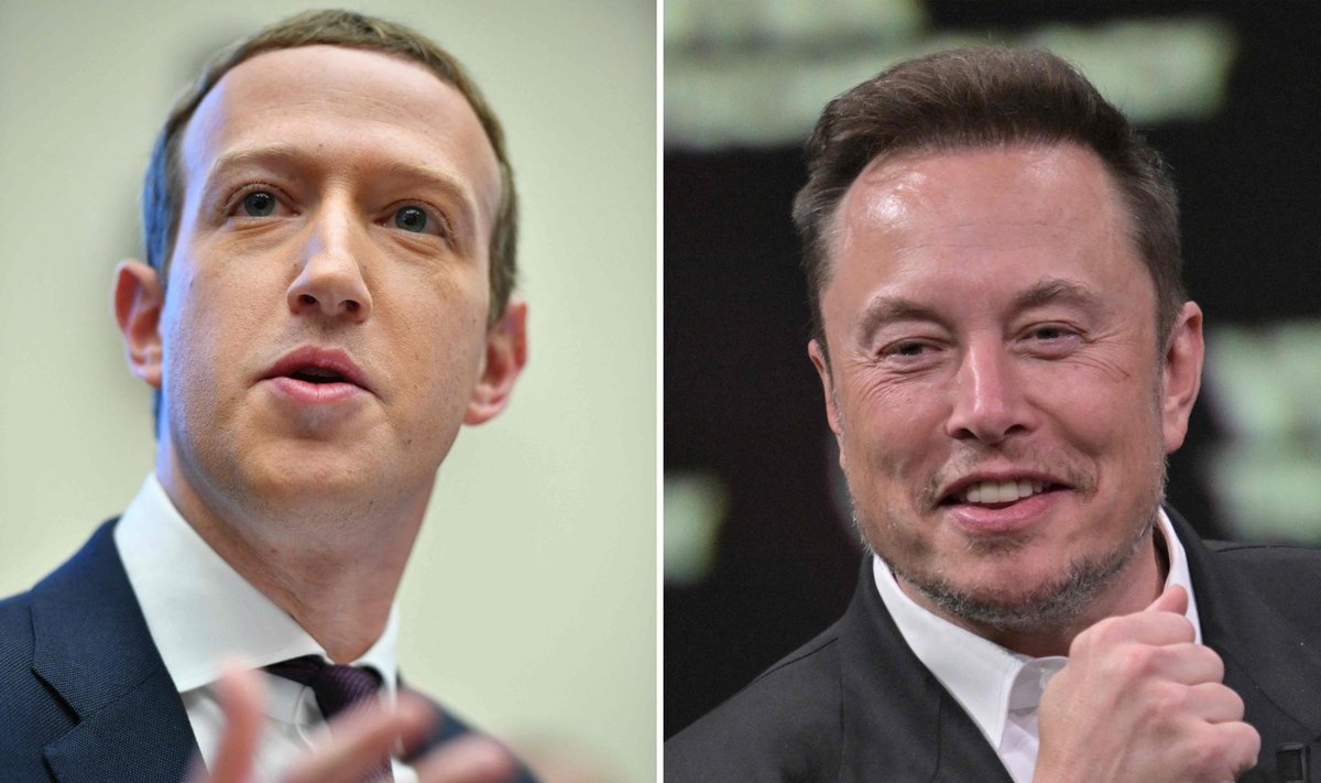 Mark Zuckerberg vs Elon Musk.