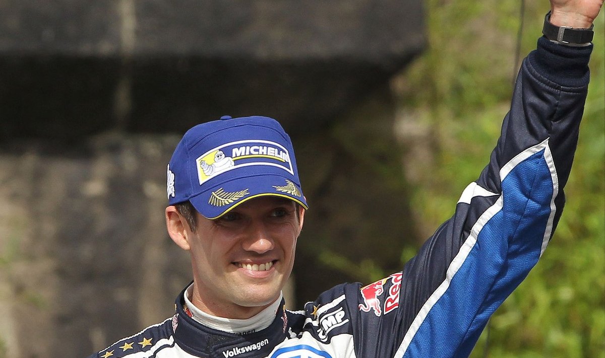 Neljakordne autoralli maailmameister Sebastien Ogier esindas Volkswagenit.