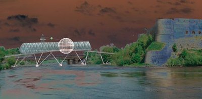 Armastus ei tunne piire: Tallinna tehnikakõrgkoolis rakendusarhitektuuri õppinud Maria Šahvorostova lõputöö “Õnnesild” idee on Narva uue abielukeskusena funktsioneeriva silla ehitamine.
