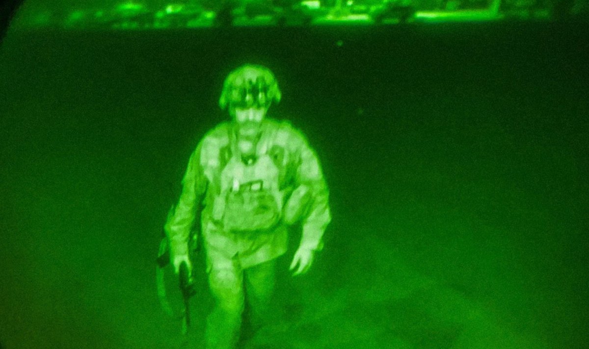 Viimane USA sõjaväelane major Chris Donahue lahkub Afganistanist. 