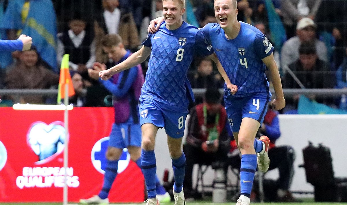 Soome tähistab Oliver Antmani võiduväravat