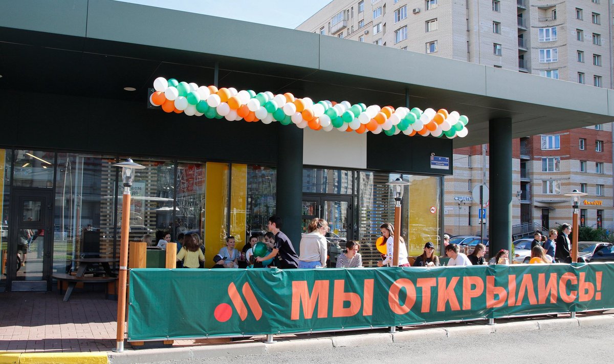 Venelaste uus "McDonald's". Antud foto on tehtud Peterburis.