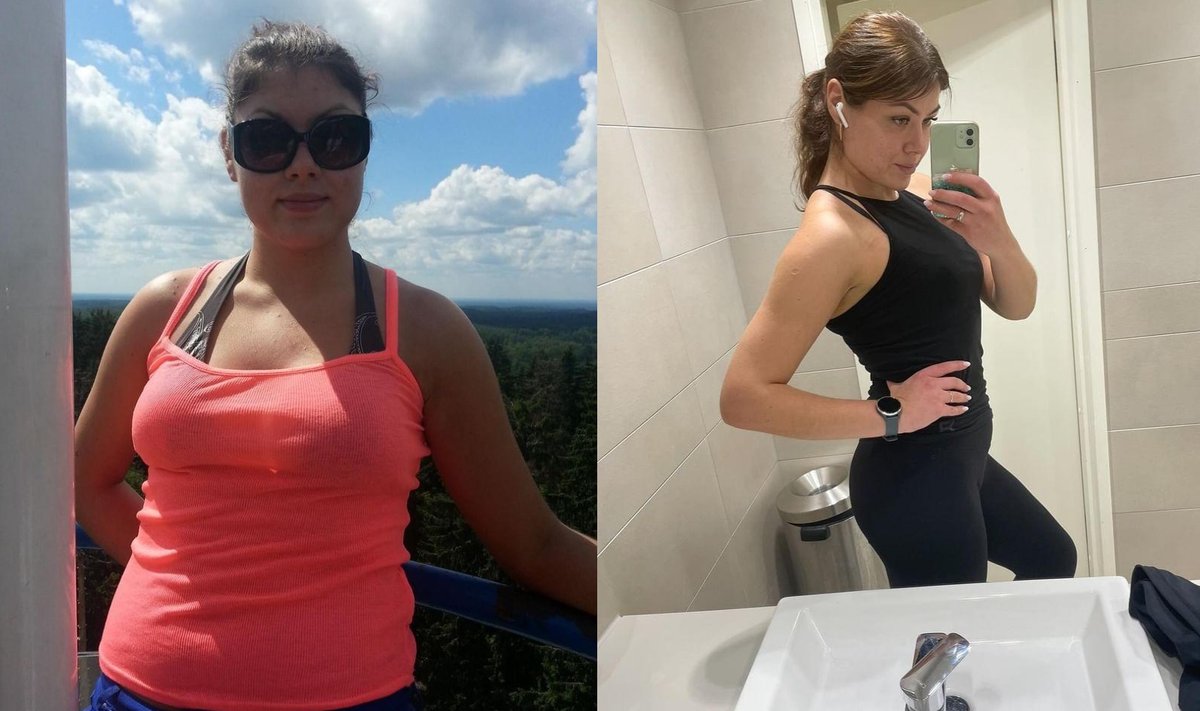 Kõrvutades pilte eri aegadest, mil naine on kaalunud 86 kilo, on raske uskuda, et sama kaalunumbri juures on võimalik nii erinev välja näha.