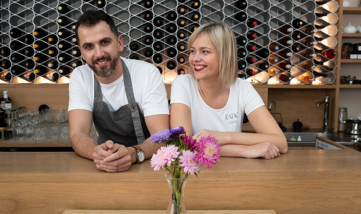 Restorani Rado omanikud Radoslav Mitro ja Triinu Tapper peavad edu põhjuseks oma enese lugu.