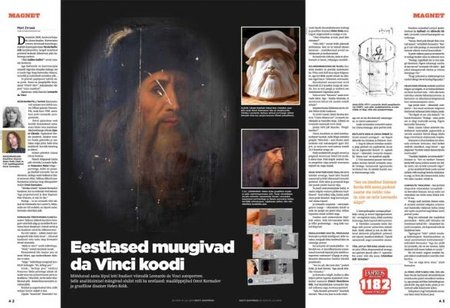 Avastusrõõm: Eesti Ekspress teatas 17. juulil esimesena, et eestlased uurivad da Vinci maali.