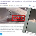 FAKTIKONTROLL | Väidetavalt Dubai kliimakonverentsile suunduv lennuk ei jäänud Münchenis lume alla