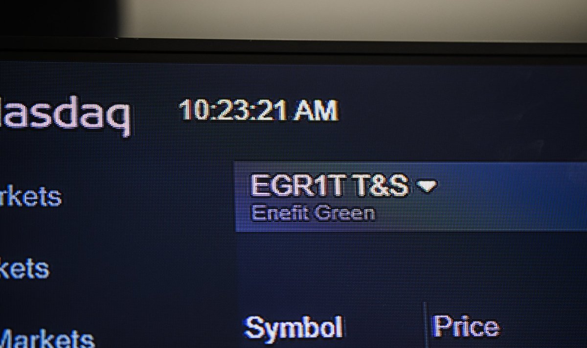 Enefit Green oli neljapäeval Tallinna börsi suurim tõusja.
