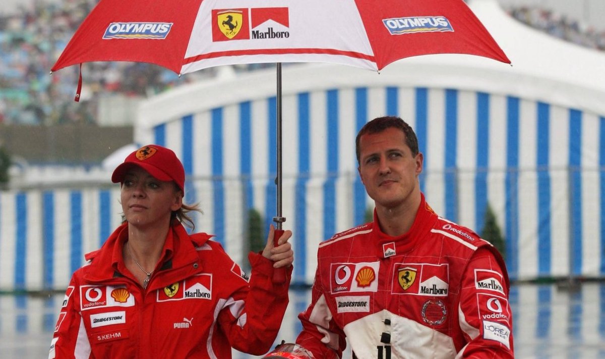 Sabine Kehm ja Michael Schumacher 2005. aastal