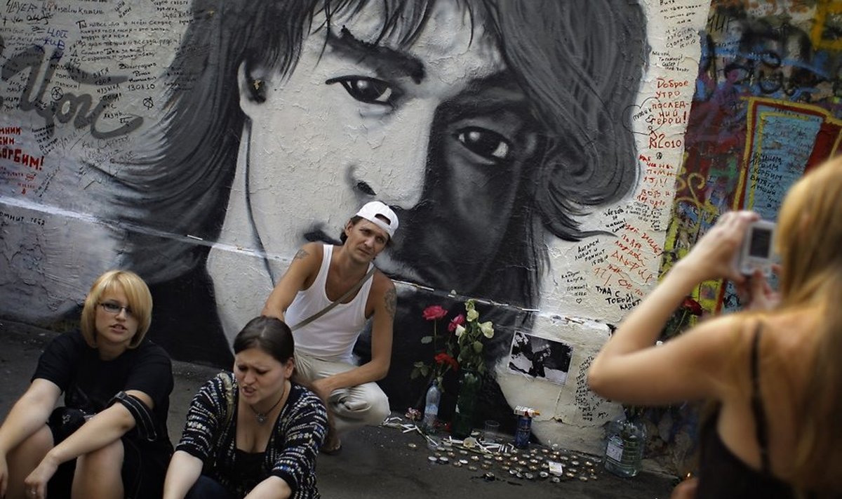 Viktor Tsoi 20 surma-aastapäev Moskvas 