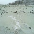 Жителей российского Челябинска испугал зеленый снег