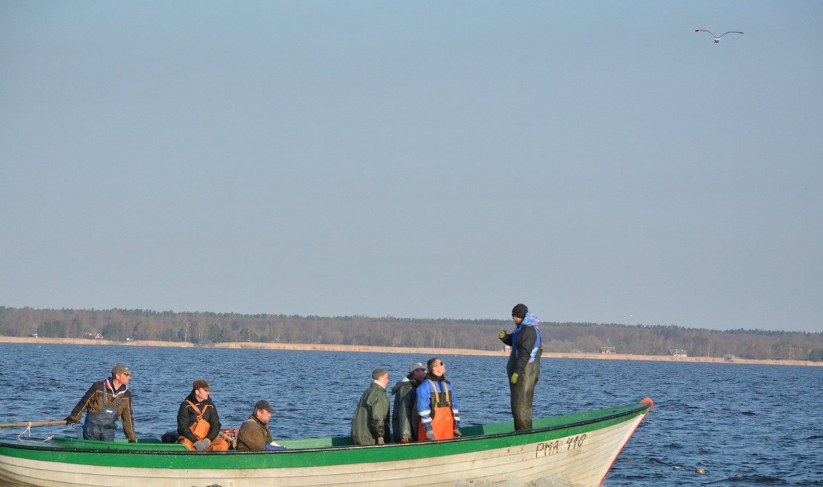 Kalapüük Pärnu lahel. Foto on illustratiivne.