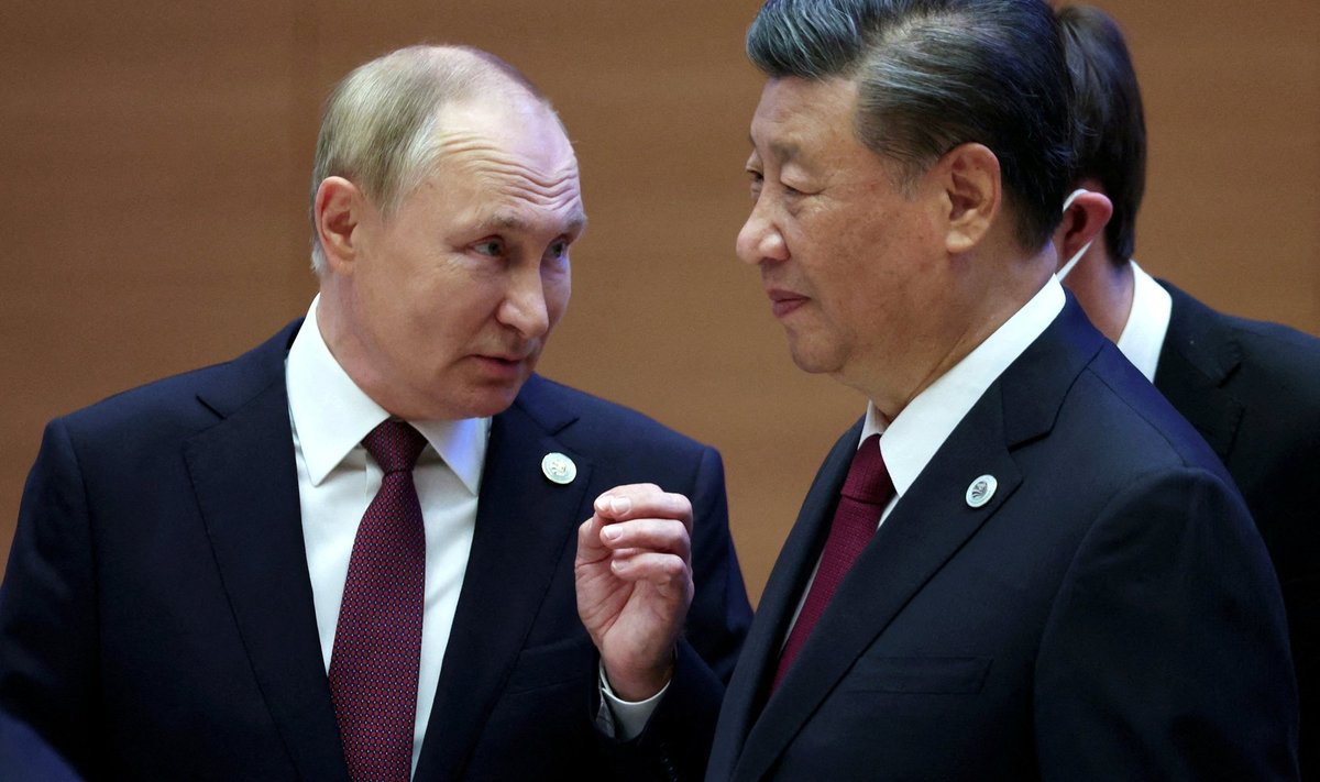 MUUTUVAD HIINA-VENE SUHTED: Putin ja Xi möödunud aasta septembris Samarkandis.