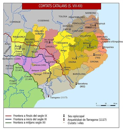 Kataloonia krahvkonnad Karolingide ajal